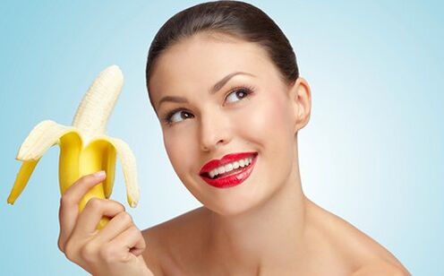 Maschera dalle banane per ringiovanimento